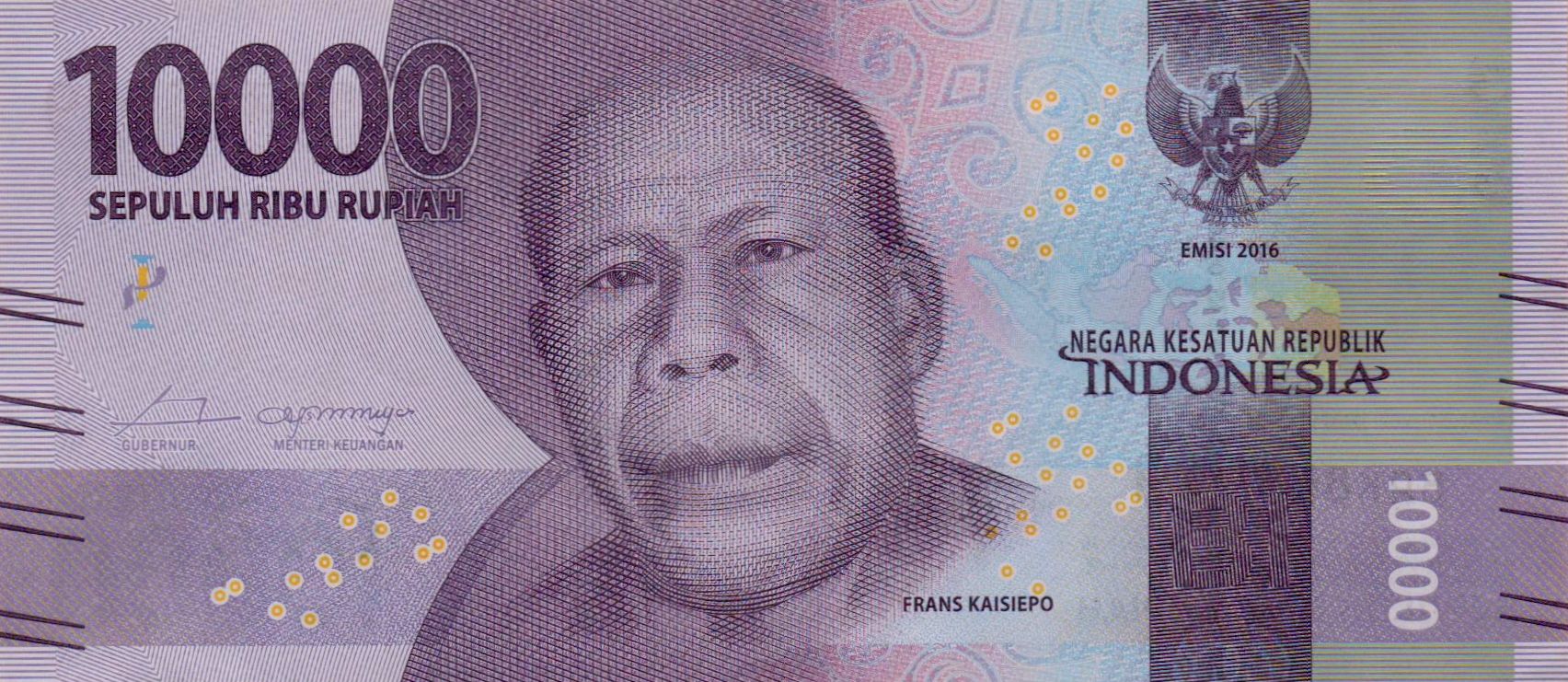 Indonesia 10000 2016 UNC P-157/a